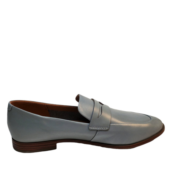 Rockport Womens Comfort Shoes Perpetua Dec Leather Slip On Blue  Loafers… - Picture 3 of 9